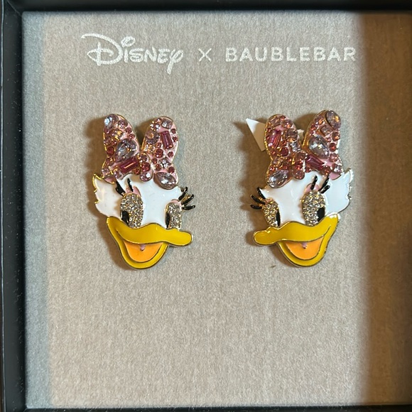 NEW Disney x Baublebar earrings Daisy Duck - Picture 1 of 1